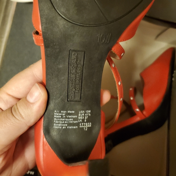 CHRISTIAN SIRIANO HEELS SIZE 10 WIDE - Picture 6 of 13